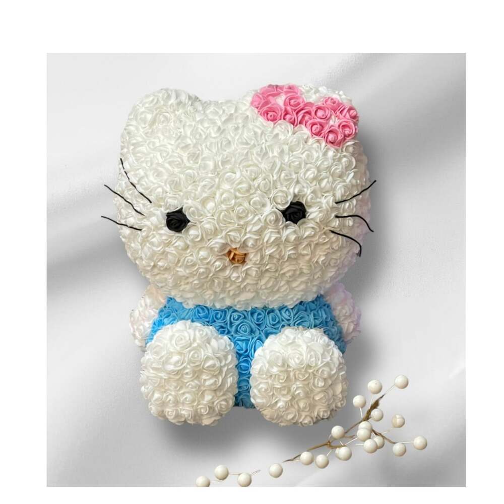 Handmade Sanrio Hello Kitty From Foam Roses